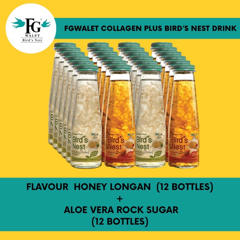 FG Walet Birds Nest Drink by Fouziah Gous (1 carton = 24 / 18 Botol