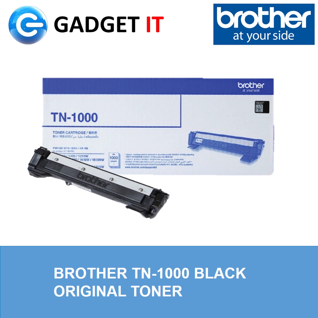 Brother TN-1000 Black Original Toner Catridge For HL-1110, HL