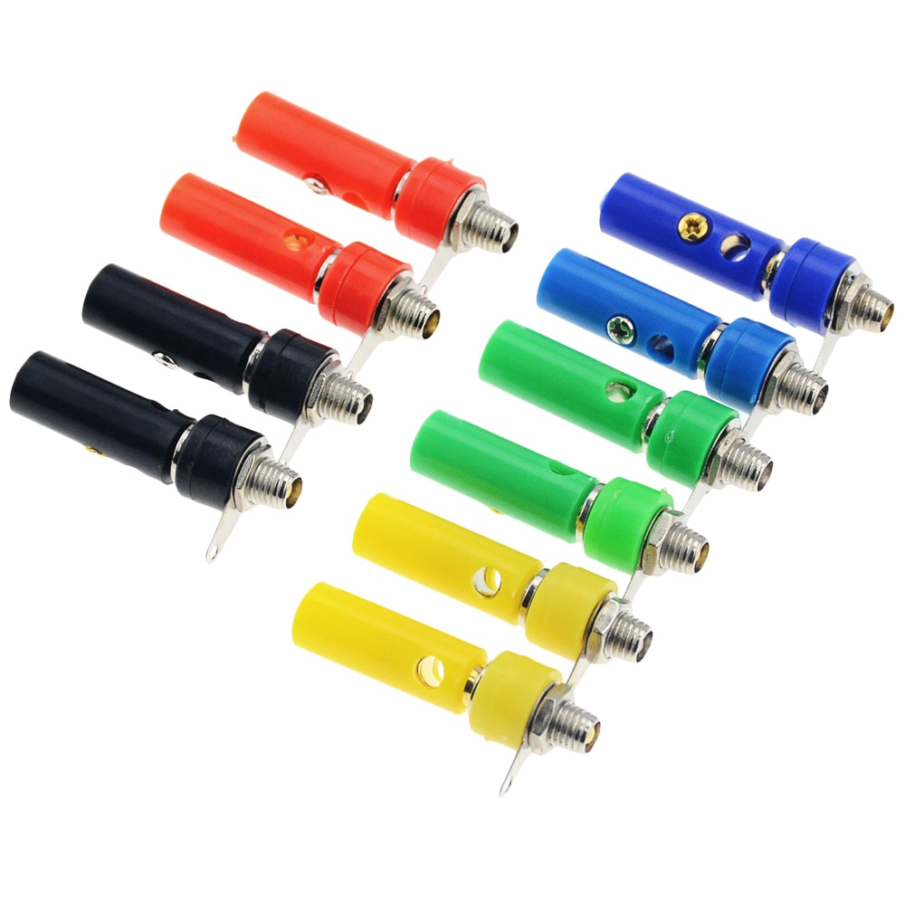 1 set Male And Female 4mm Banana Plug To Insert Connector Banana Pin