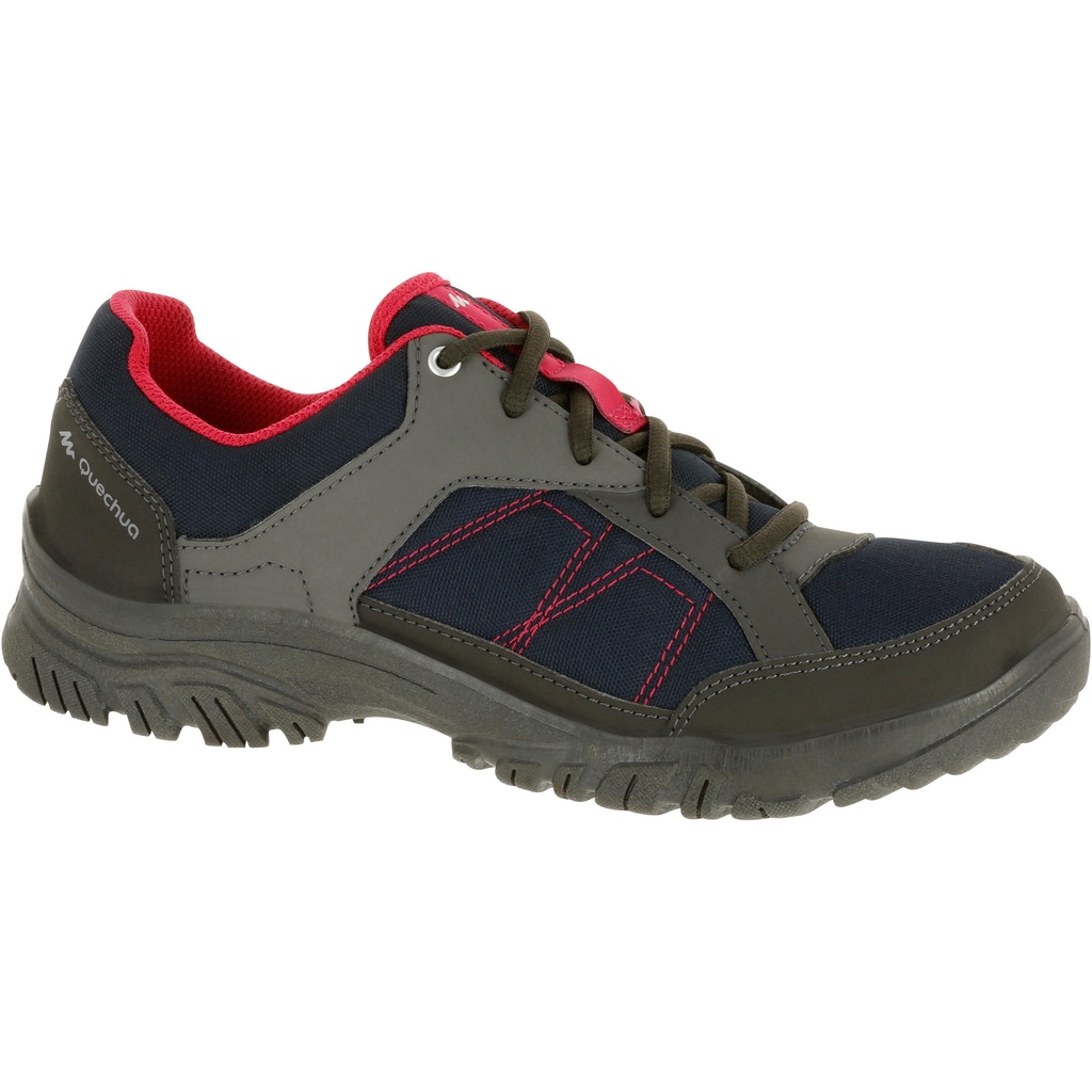 Decathlon Quechua Hiking Trekking Shoes Women Strong Grip Shopee Malaysia