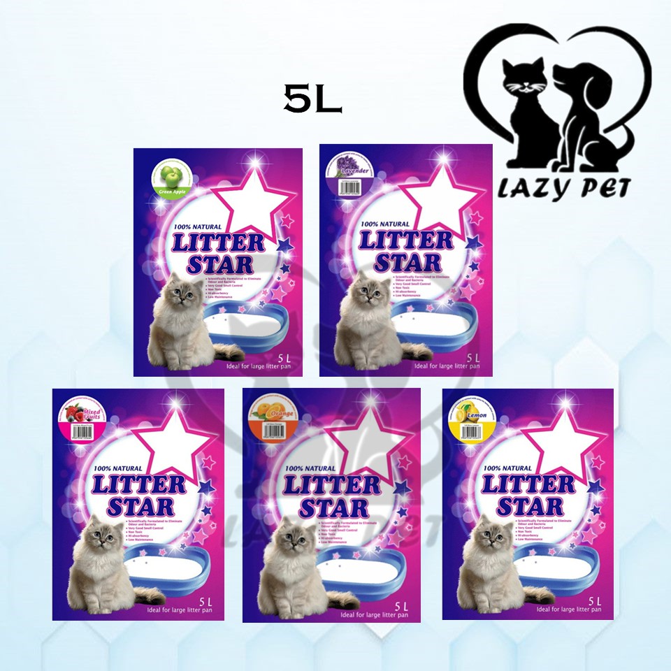Litter Star Crystal Cat Litter 5L Pasir Kucing Shopee Malaysia