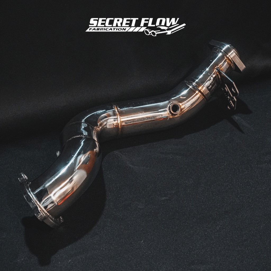 Mercedes Benz C200 W204 E250 W212 1.8T Secretflow 3" Catless Downpipe ...