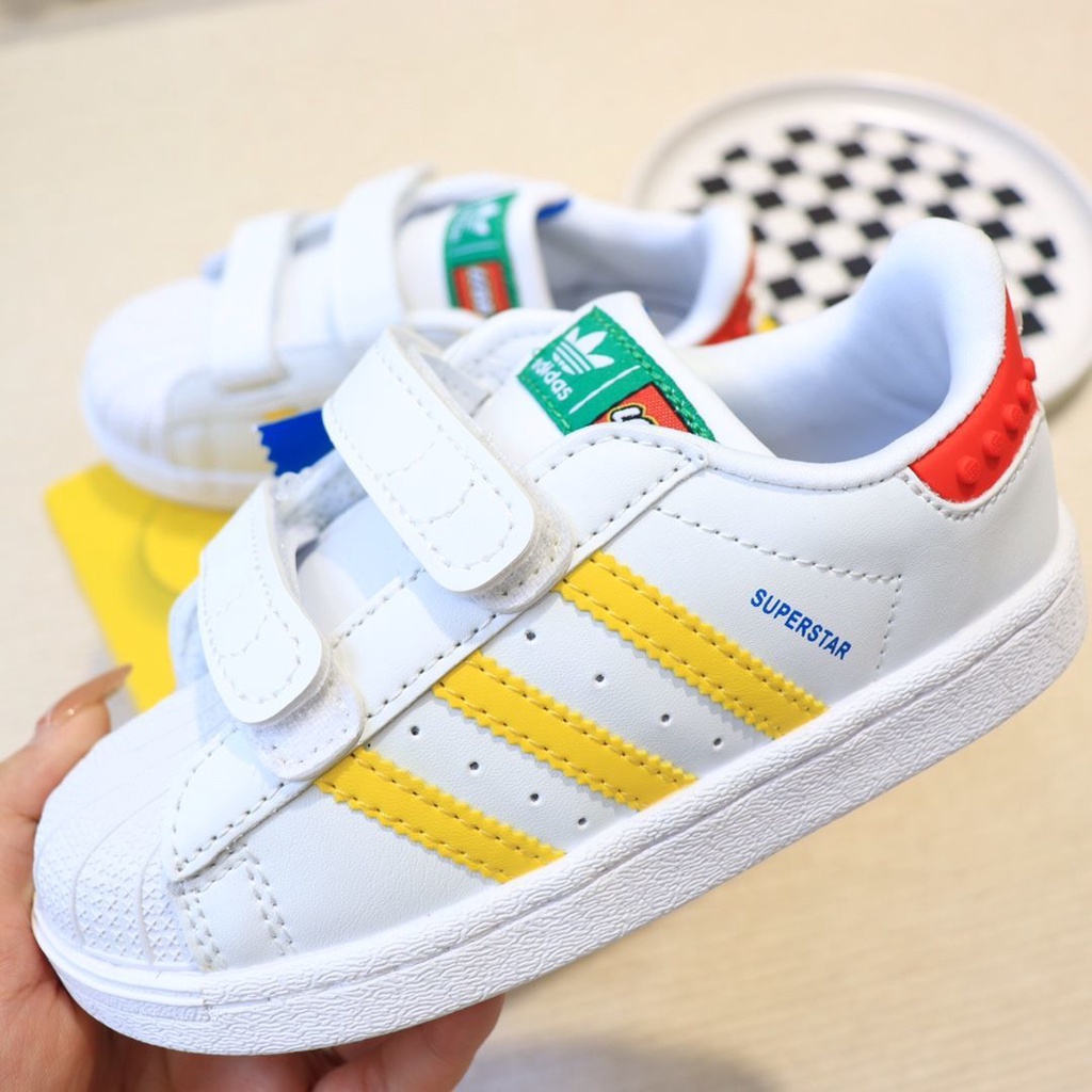 Superstar ii store bambino giallo