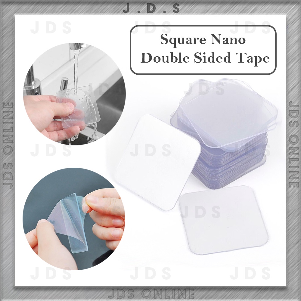 1pc Multifunction Transparent Nano Seamless Double Sided Adhesive ...