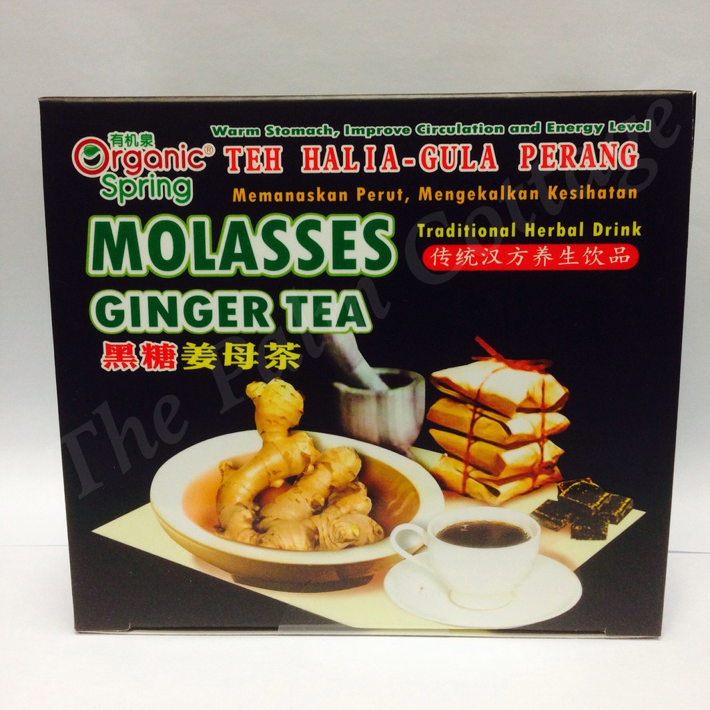 Organic Spring Molasses Ginger Tea 有机泉黑糖姜母茶 15g X 12sachet Shopee