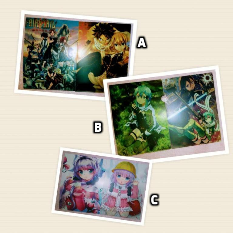 Anime A4 File Folder | Shopee Malaysia