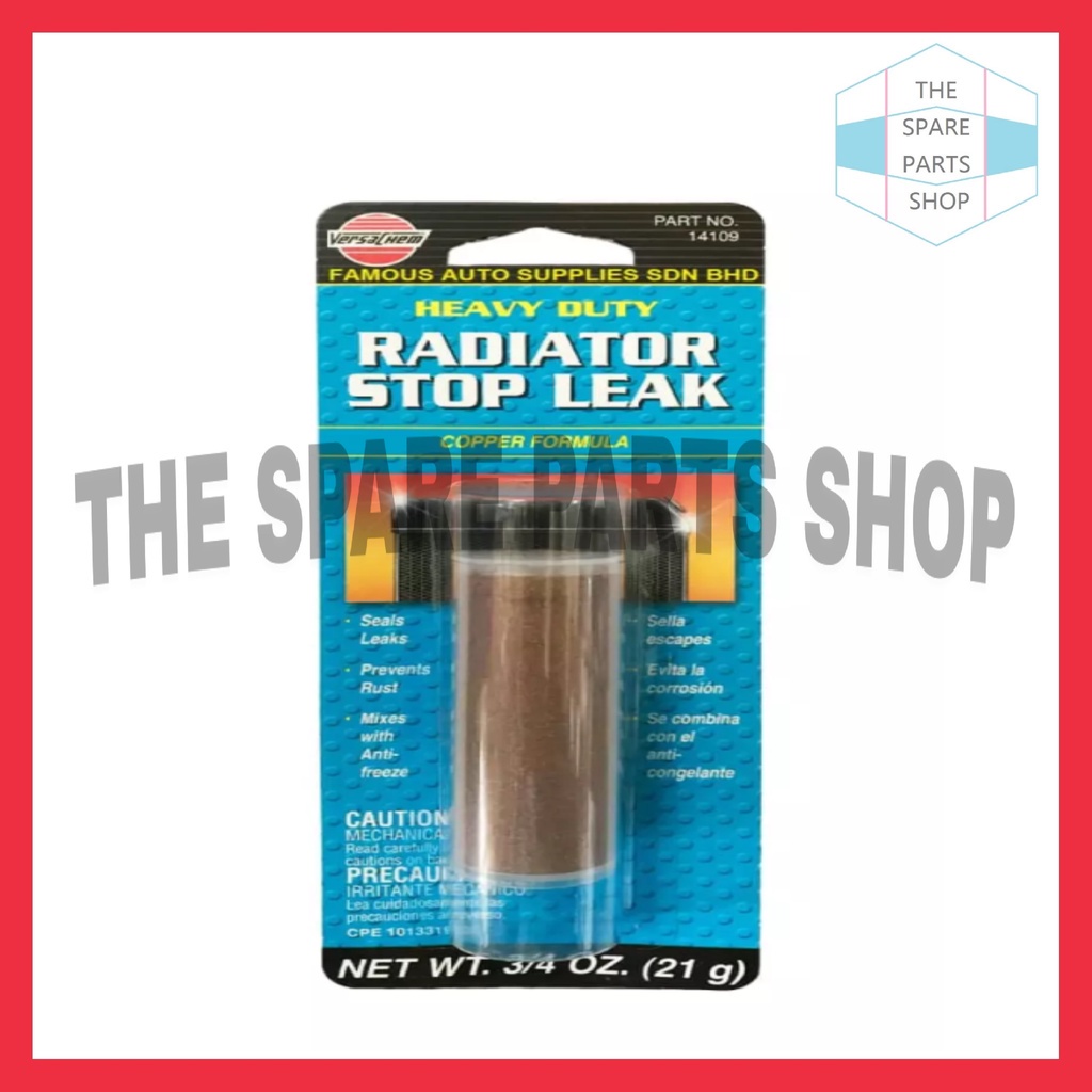 VERSACHEM HEAVY DUTY ADHESIVES RADIATOR STOP LEAK SEALER 21G (G ...