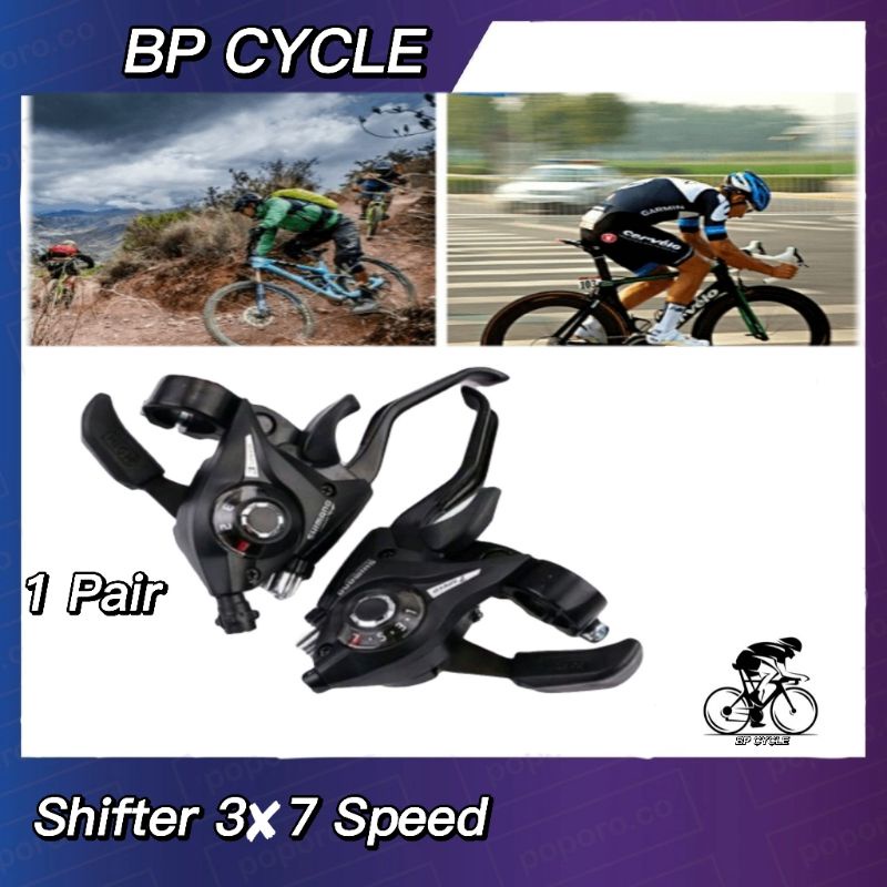 Bicycle Gear Shifter Brake Shimano 7 3 Level Speed