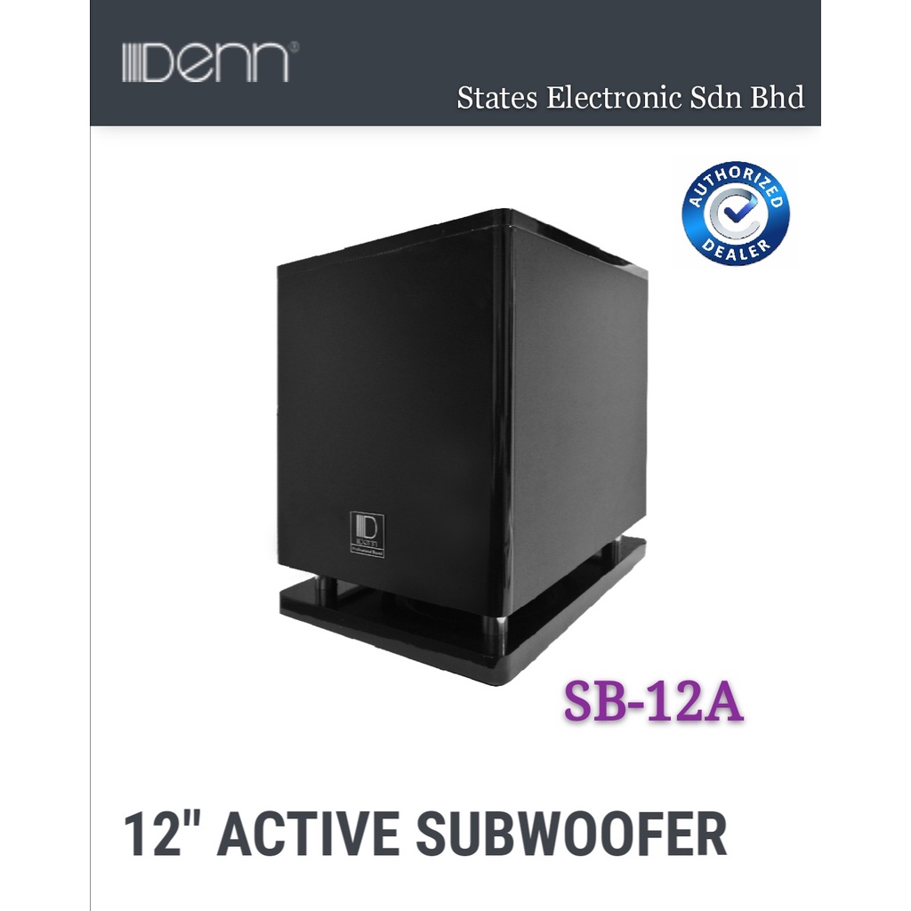 DENN SB-12A 12" Active Subwoofer | Shopee Malaysia