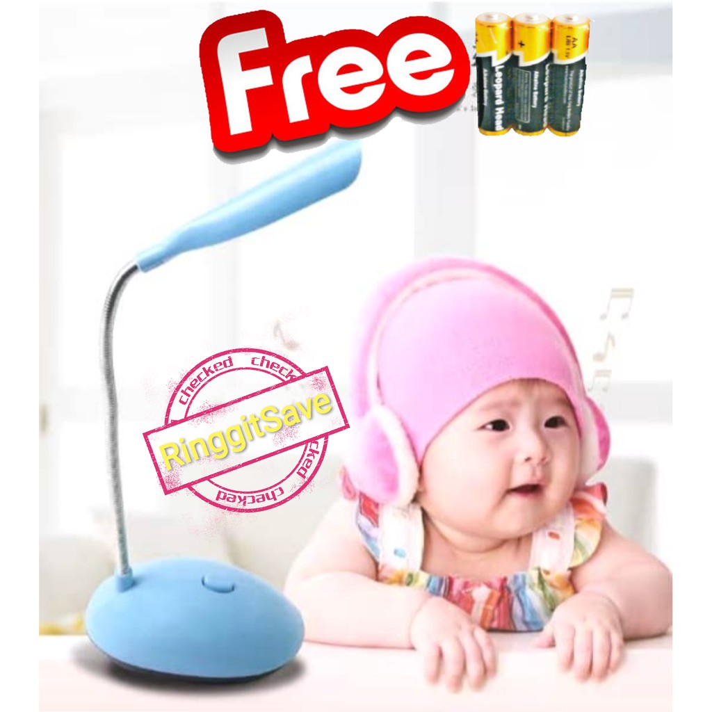 (Ready Stock)Desk Lamp LED Light Table Lamp Reading Lamp With Flexible