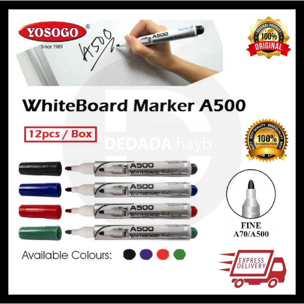 Yosogo Whiteboard Marker A500 Shopee Malaysia
