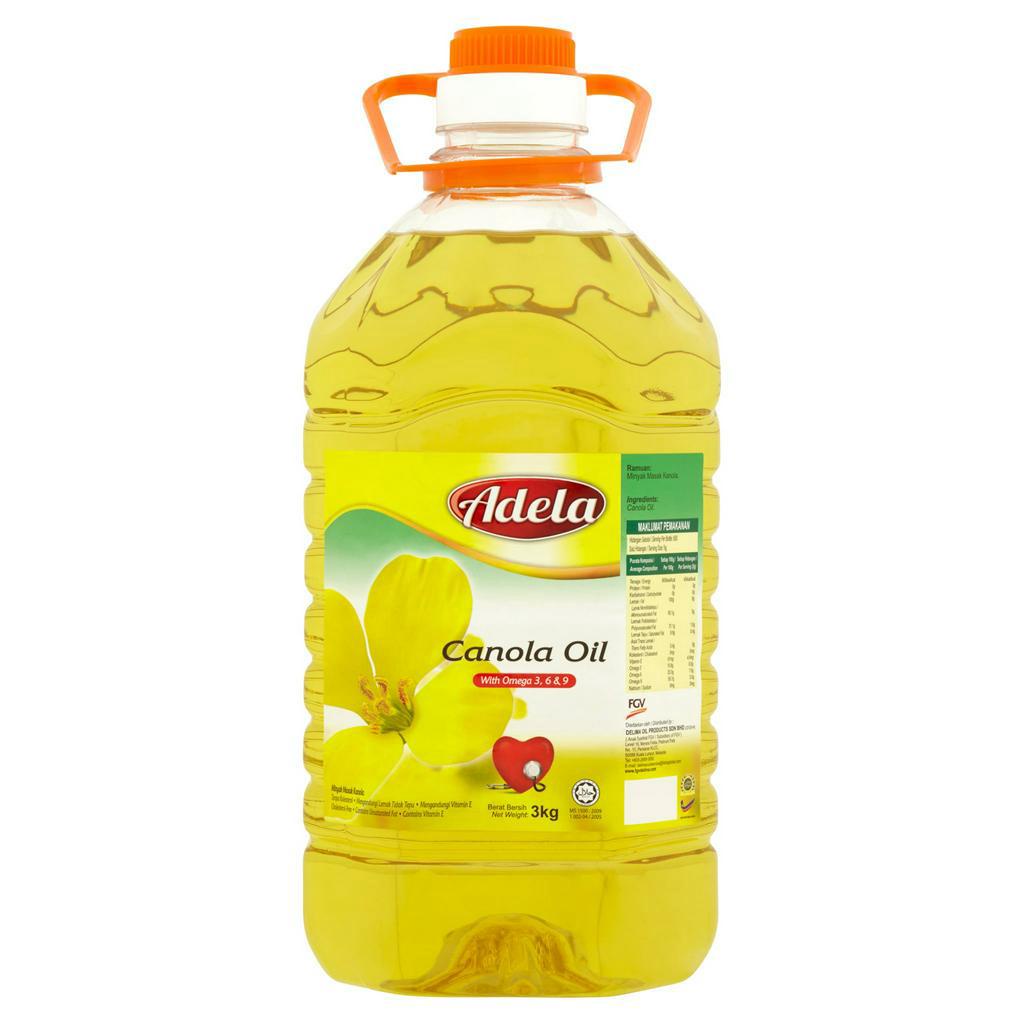 Adela Cooking Oil Blended Canola Oil (3kg) Shopee Malaysia