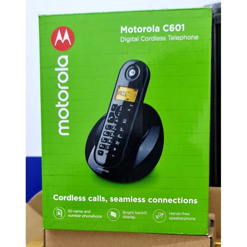 Motorola C601 Digital Cordless Telephone (New & Used) Shopee Malaysia