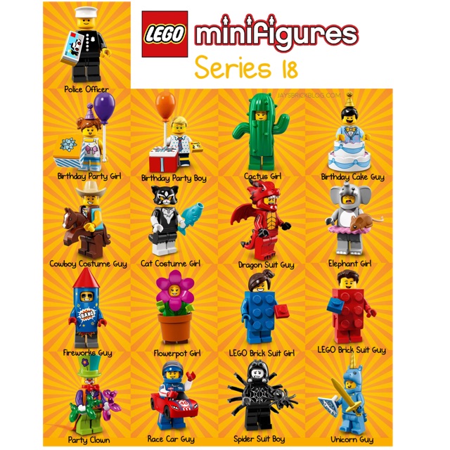 [BricksInBoots] Lego Minifigure Series 18 (Individual Pack) Shopee Malaysia