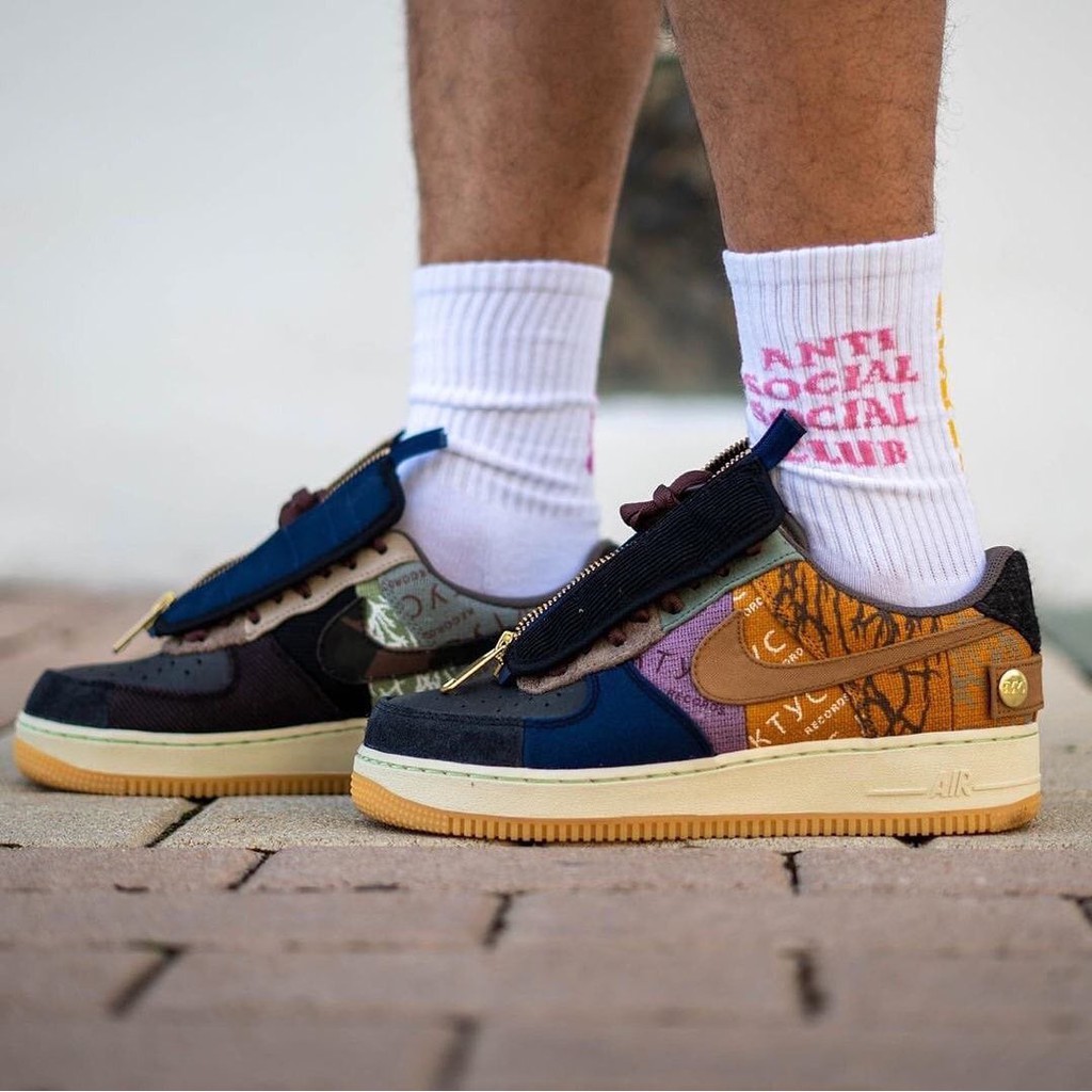 Travis Scott x Nike Air Force 1 Low | Shopee Malaysia