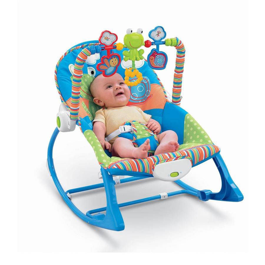 Baby Rocker Bouncer New Born Toddler Music Chair Safety Belt Baby Chair