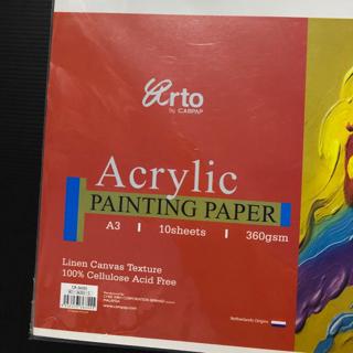 Campap Arto Acrylic Painting Paper Pack 360gsm (A4 / A3 / A2)  [CR36356/CR36355/CR36354]