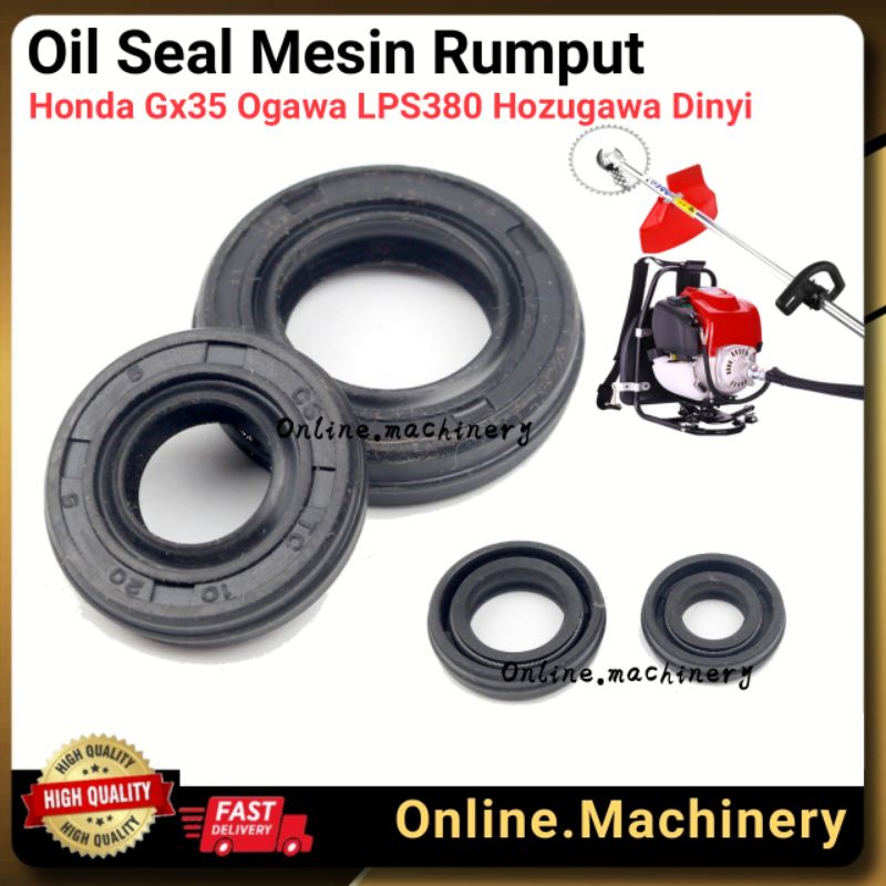 Honda GX35 Oil Seal ( 2pcs ) Ogawa LPS380 UMR435 Hozugawa Dinyi HARZ