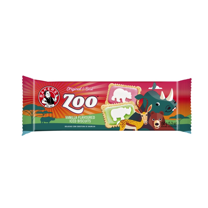 Bakers Zoo Biscuits Vanilla Biscuits 150g | Shopee Malaysia