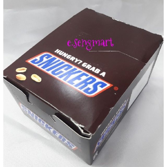 SNICKERS PEANUTS BARS 24X21.5GM | Shopee Malaysia