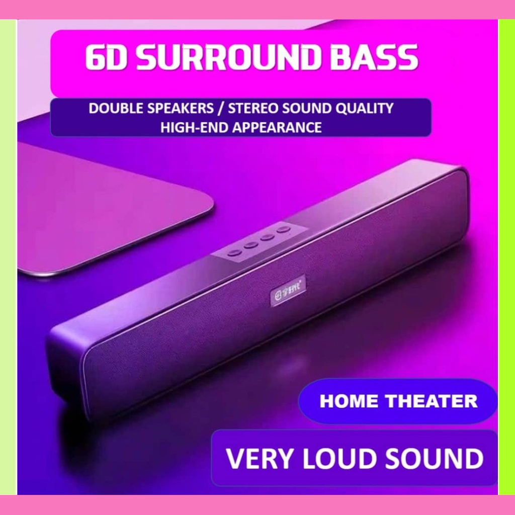 🚛ship in 24 hour🚛 Smart Bluetooth Soundbar Bluetooth Speaker Laptop