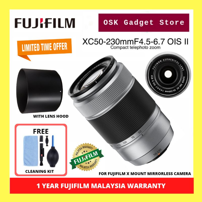 Fujifilm XC 50???230?mm F / 4.5???6.7?OIS IIレンズ(ブラック) - カメラ