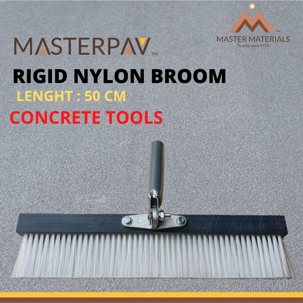 MASTERPAV Concrete Tools Rigid Nylon Broom (50cm/80cm) | Shopee Malaysia