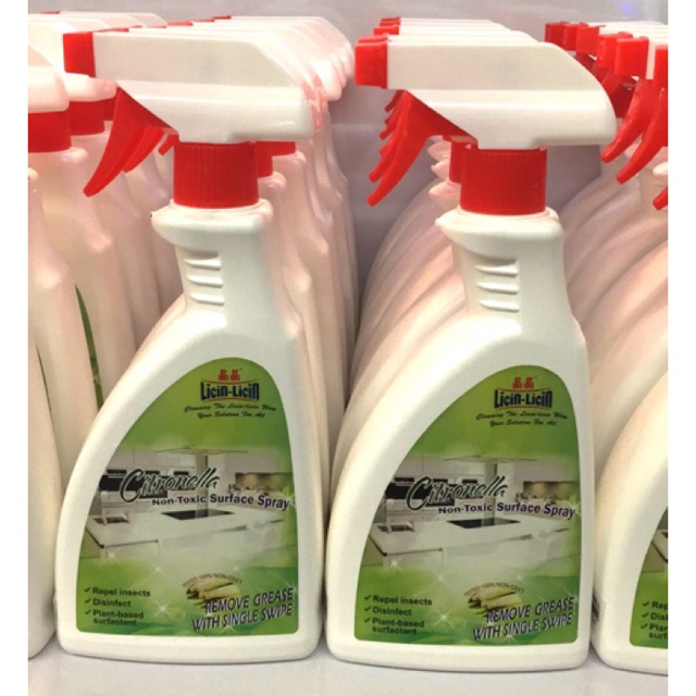 LicinLicin Citronella Non Toxic Surface Spray (4 Bottles in Pack