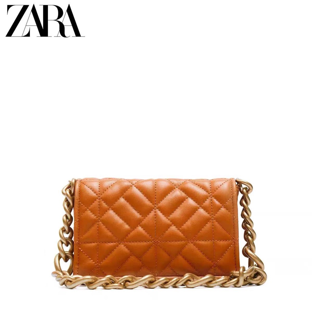 ZARA quilted shoulder bag with chain Shopee Malaysia