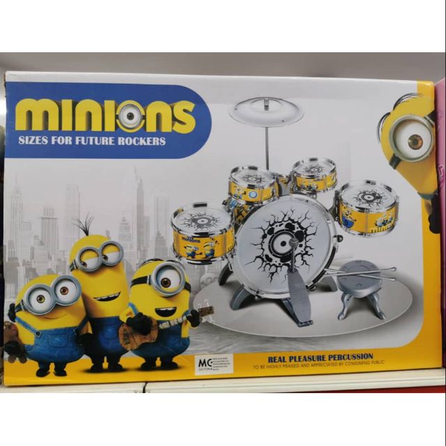 MINIONS / SPIDER MAN DRUM SET FOR KIDS Shopee Malaysia