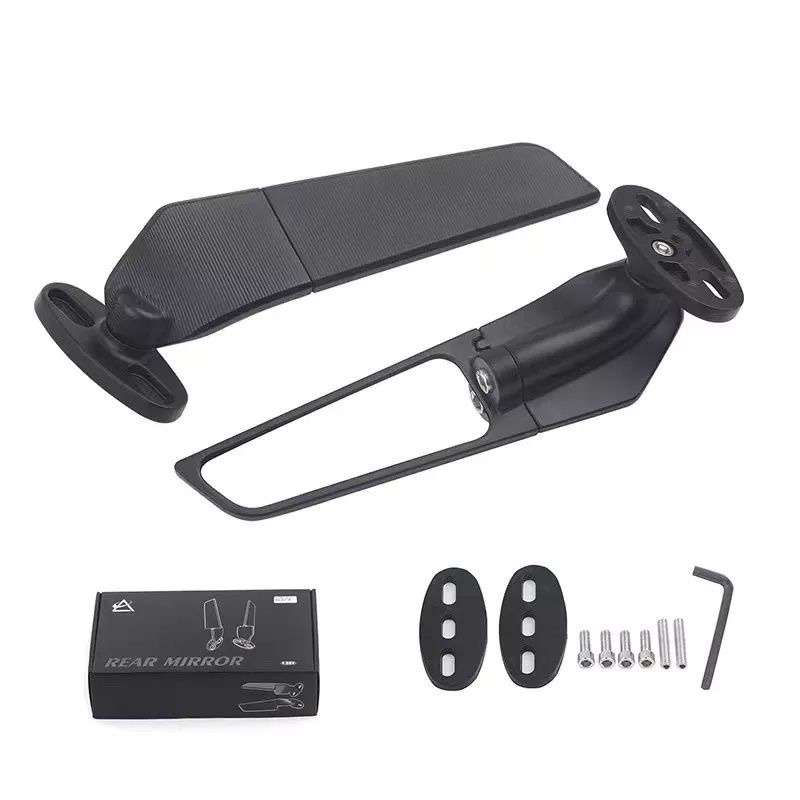 Winglet mirror cnc sepion Motorcycle winglet rear mirror full cnc