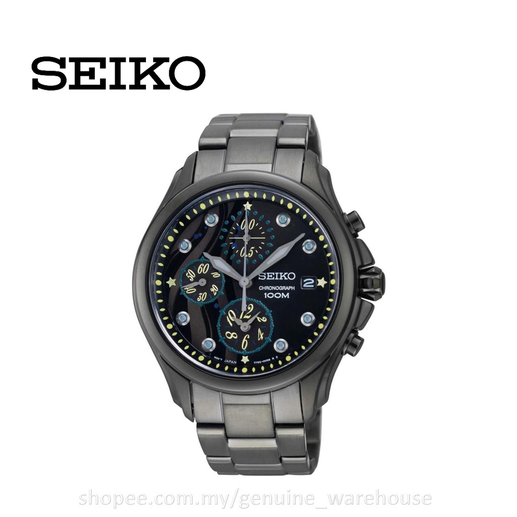 Jam tangan outlet seiko chronograph 100m