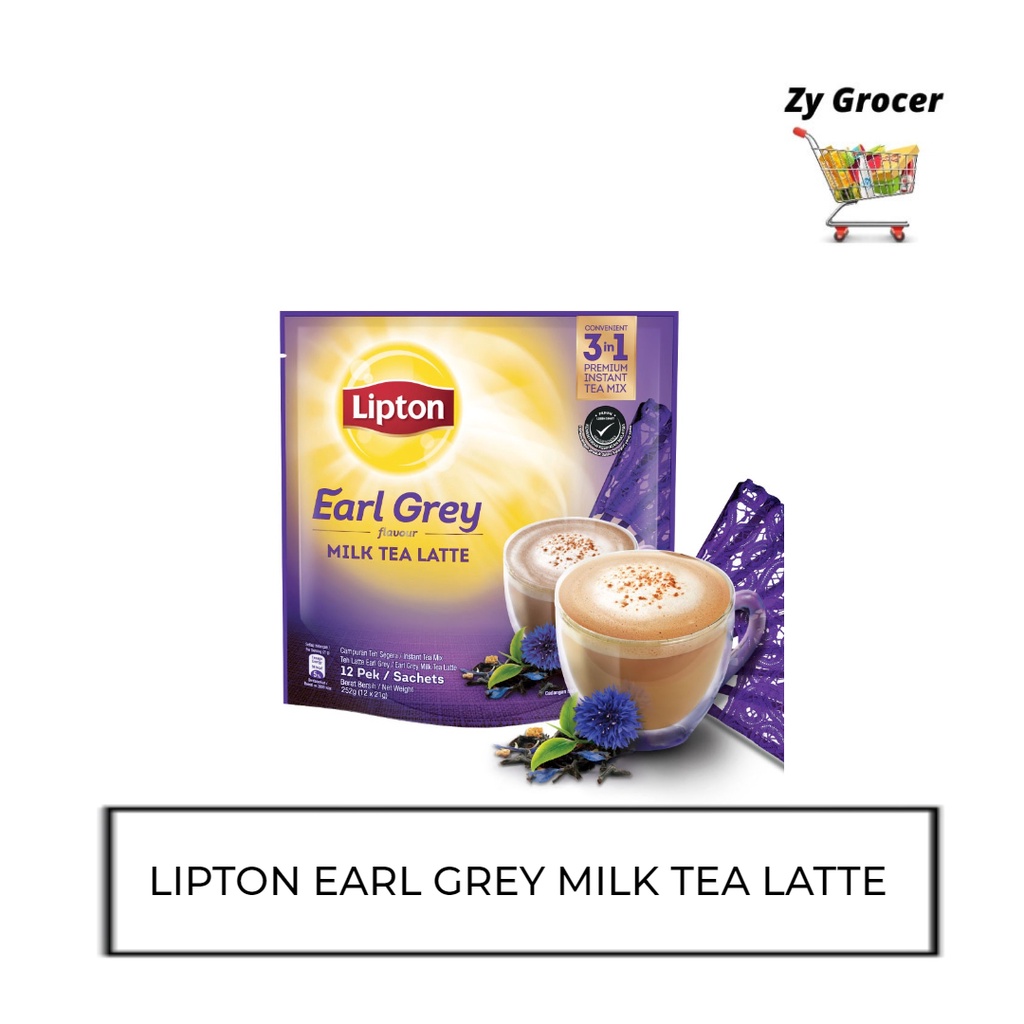 LIPTON MILK TEA 3 IN 1 EARL GREY 12 STICKS | Shopee Malaysia