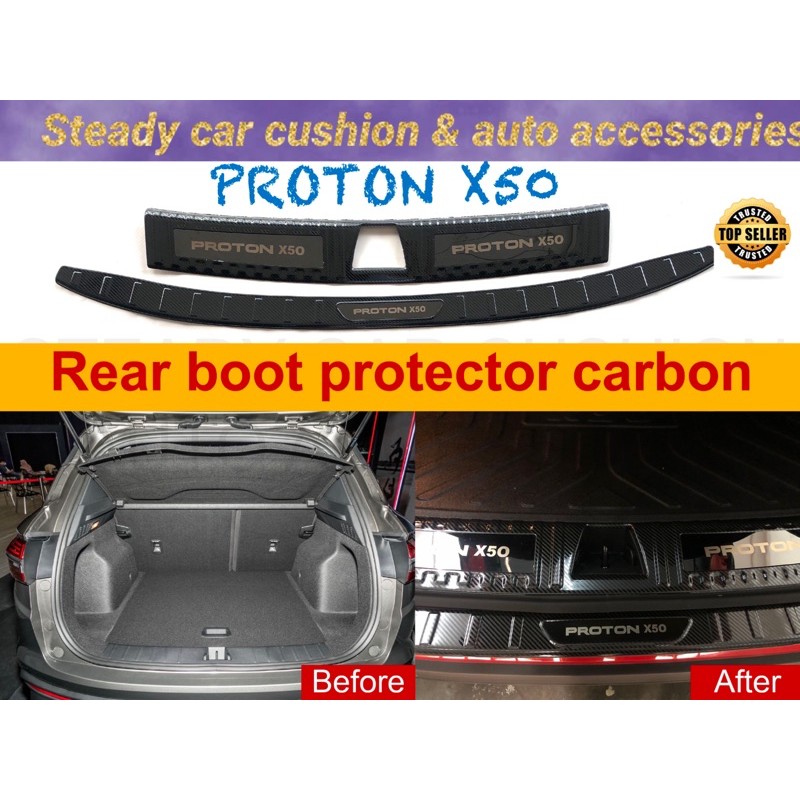 Proton X50 rear boot Protector rear bumper protector side door ...