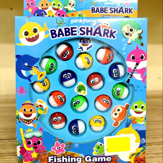 (Ready Stock) Mini Size Baby Shark Fishing Game