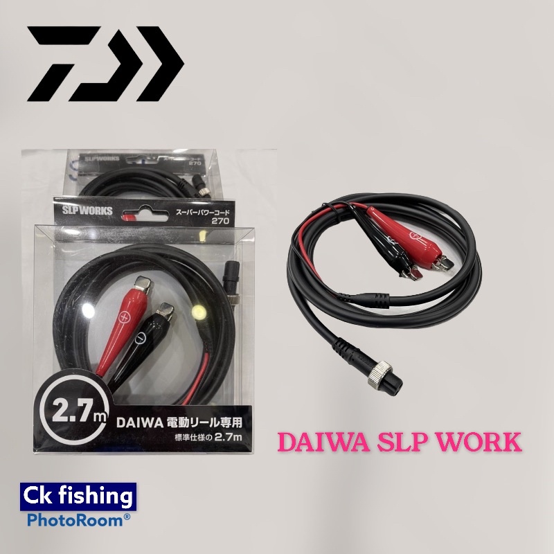 Daiwa Electric Fishing Reel Cable 2.7m / 100% Daiwa Malaysia SLP WORK / For  Daiwa MJ Seaborg Tanacom Leobritz