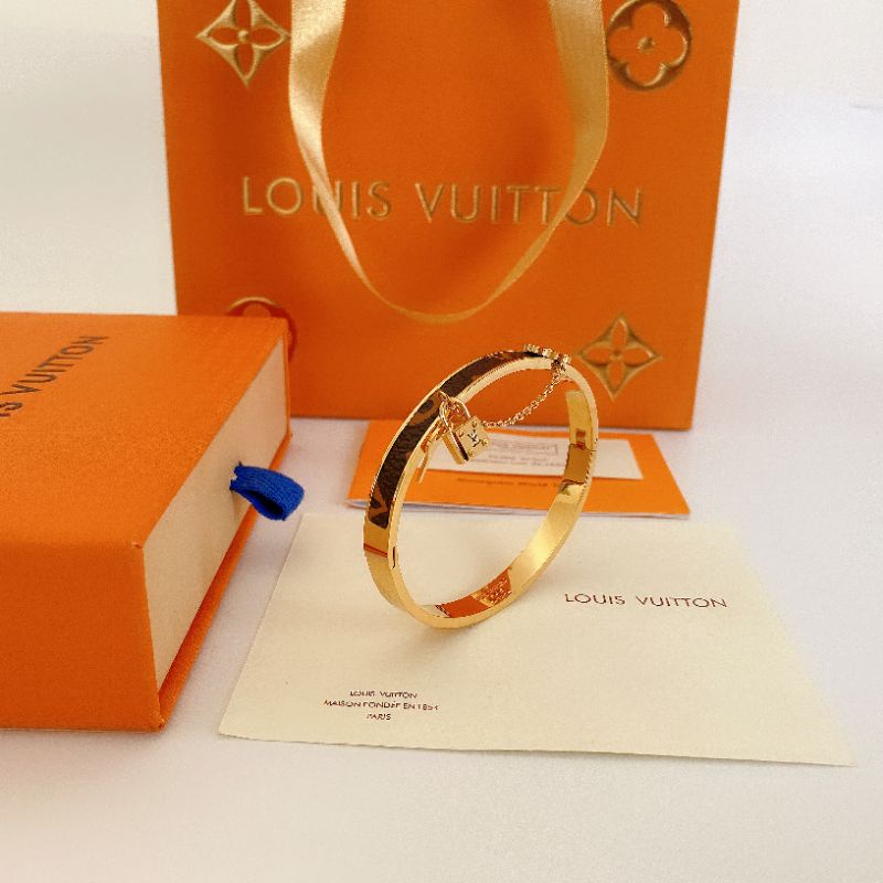 LV Bracelet Titanium gold plated Letter Bangle Couple Jewelry for Men and  Women Wedding/Birthday Gift