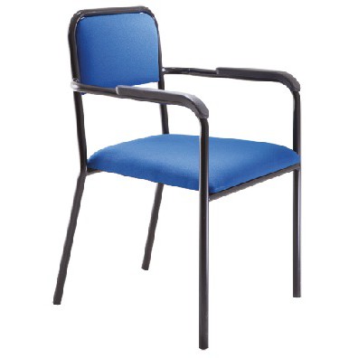 TEACHER CHAIR C/W ARMREST IN EPOXY TEX-BLACK / 1 CHAIR PER TRANSACTION ...