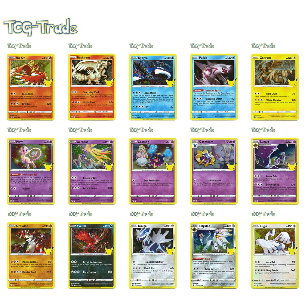 Pokemon TCG Singles] Celebrations 25th Anniversary - Holo Rare Pokemon Cards  | Shopee Malaysia