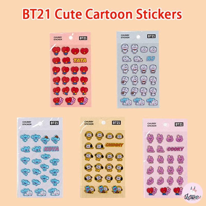 BTS baby series stickers hand account cartoon cute BT21 mark stickers ...