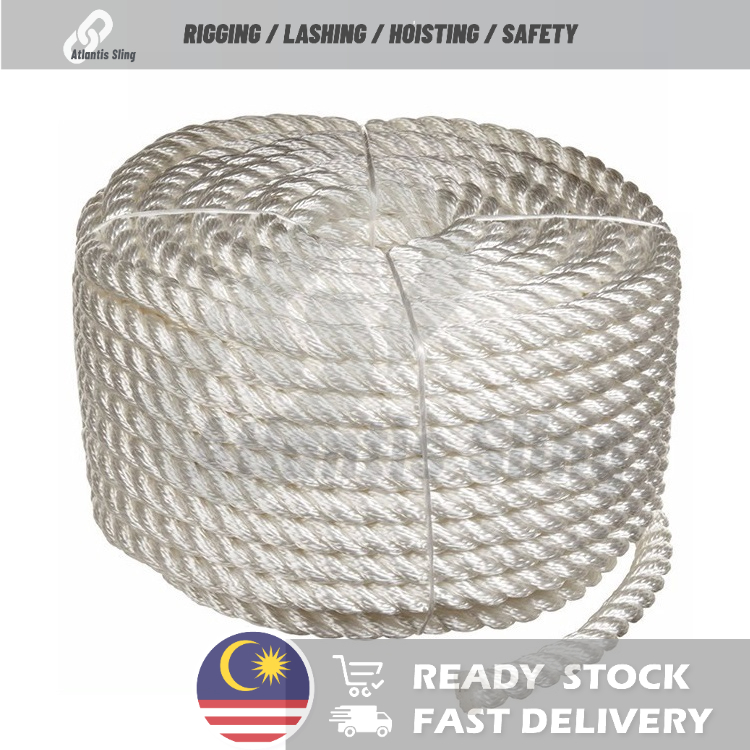 Nylon Rope Hawser Laid 3 Strand | Shopee Malaysia