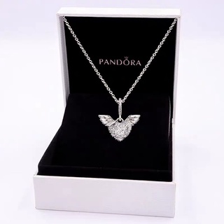 Pandora angel deals wings necklace set