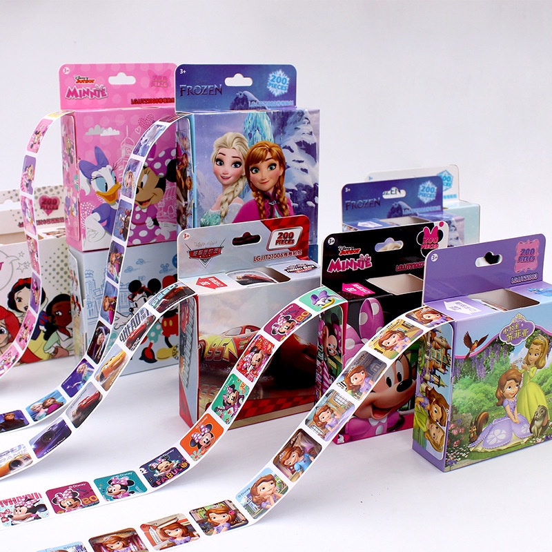 Creative Cartoon Cute Roll Stickers Children DIY Material Anime ...
