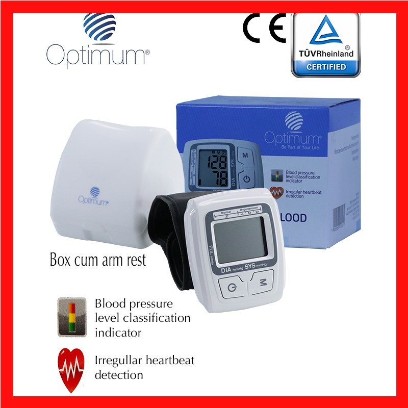 Alat Check Tekanan Darah Optimum Wrist Automatic Blood Pressure Machine ...