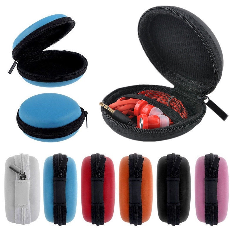 Portable SD Card Earphone Storage Bag Headphone USB Cables Container ...