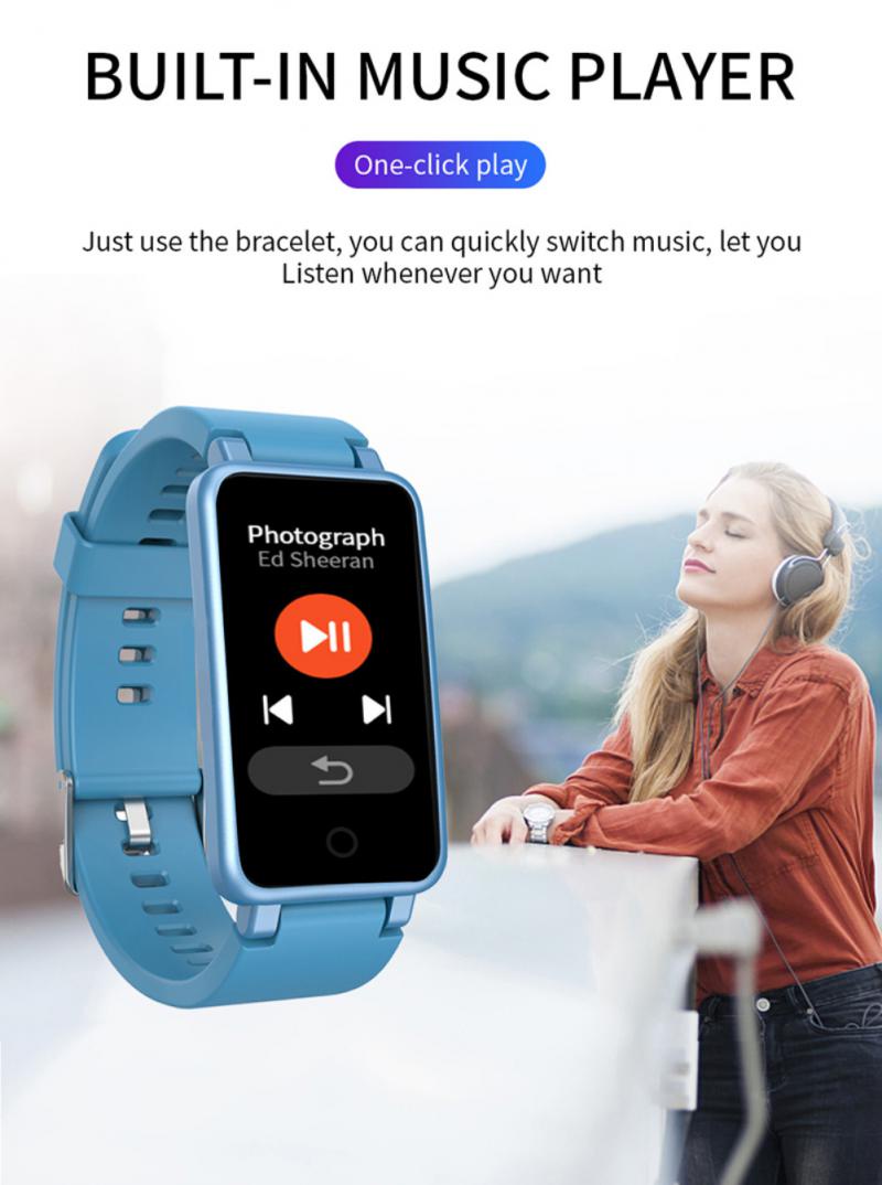 C2 Plus Smart Watch Men Color Screen Sport Fitness Smartwatch Heart ...