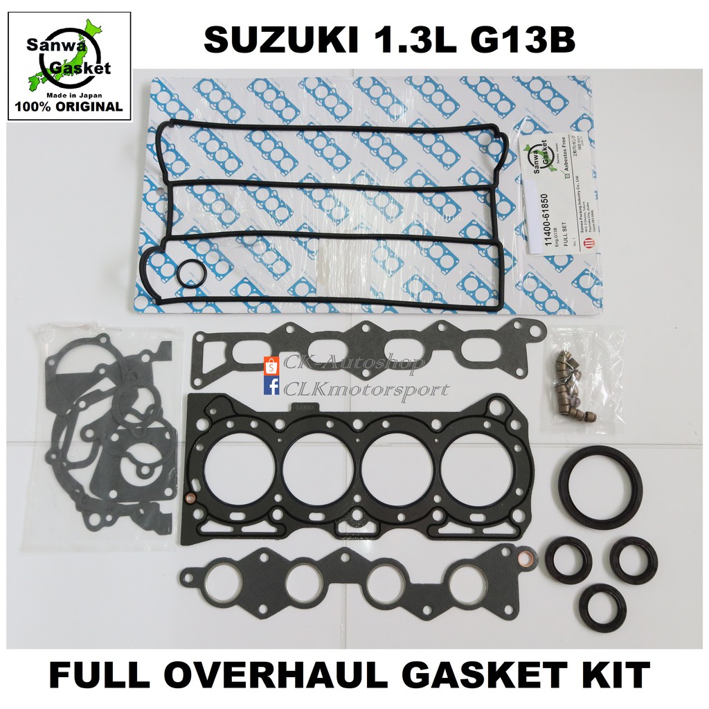 SANWA Japan Full Overhaul Gasket Kit OEM P/N 1140061850 (graphite head
