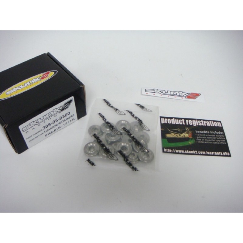 Skunk2 Pro Series Honda/Acura B16A/B17/B18C/H22A/F20B Titanium Retainers