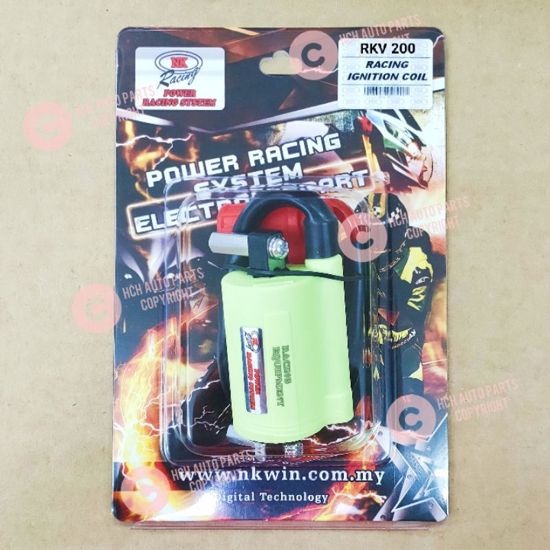 RACING IGNITION PLUG COIL - KEEWAY/ BENELLI - RKV 200/ TX 200/ CAFE ...