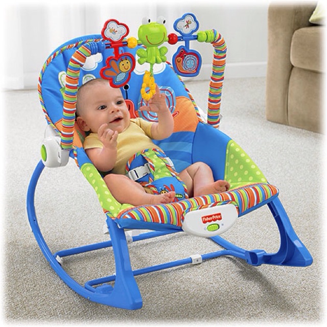 FB rocker Infant-to-Toddler Rocker besi biru | Shopee Malaysia